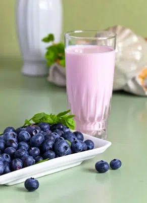 smoothie myrtille