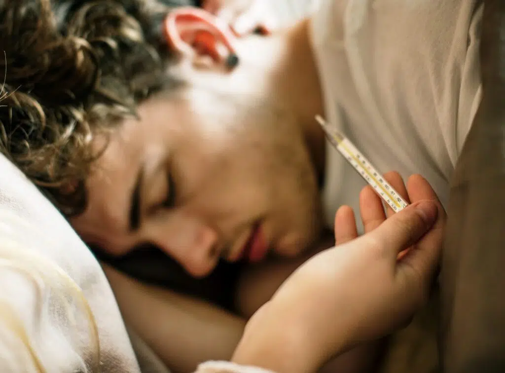 homme malade