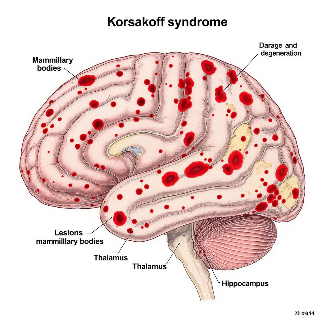 Découvrez les symptômes, les causes et les solutions de prise en charge du syndrome de Korsakoff, un trouble neurologique affectant la mémoire, souvent lié à une carence en vitamine B1.