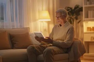 senior a la maison